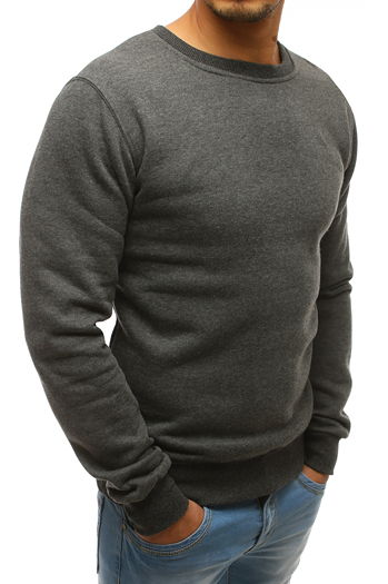 Bluza męska bez kaptura antracytowa BX2405