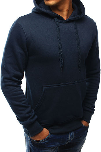 Bluza męska z kapturem granatowa BX3001