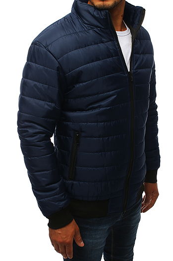 Kurtka męska przejściowa pikowana granatowa TX2822