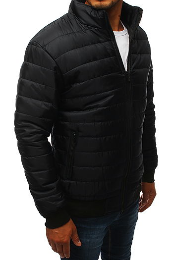 Kurtka męska przejściowa pikowana czarna TX3270