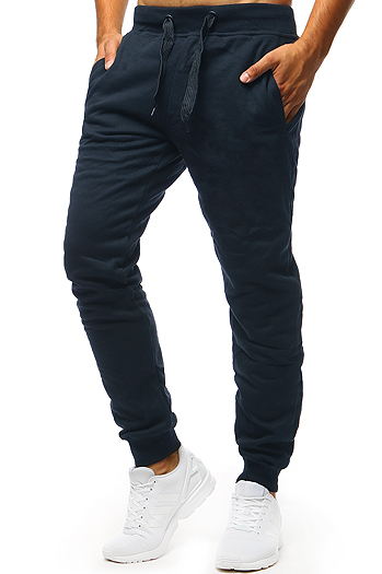 Spodnie męskie dresowe granatowe Dstreet UX2707