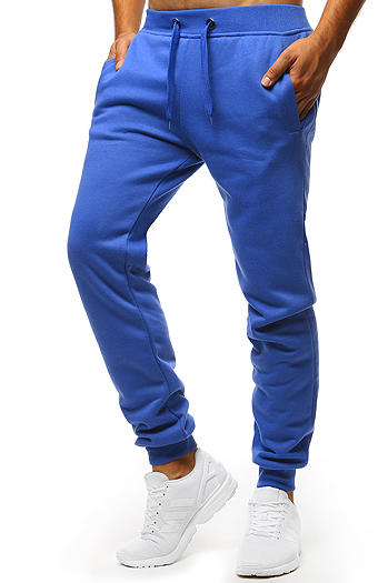 Spodnie męskie dresowe niebieskie Dstreet UX2710