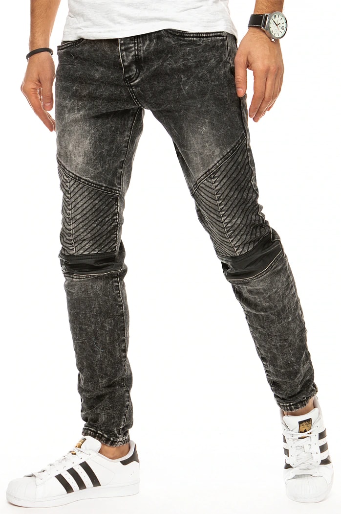 Spodnie męskie jeansowe ciemnoszare Dstreet UX2942