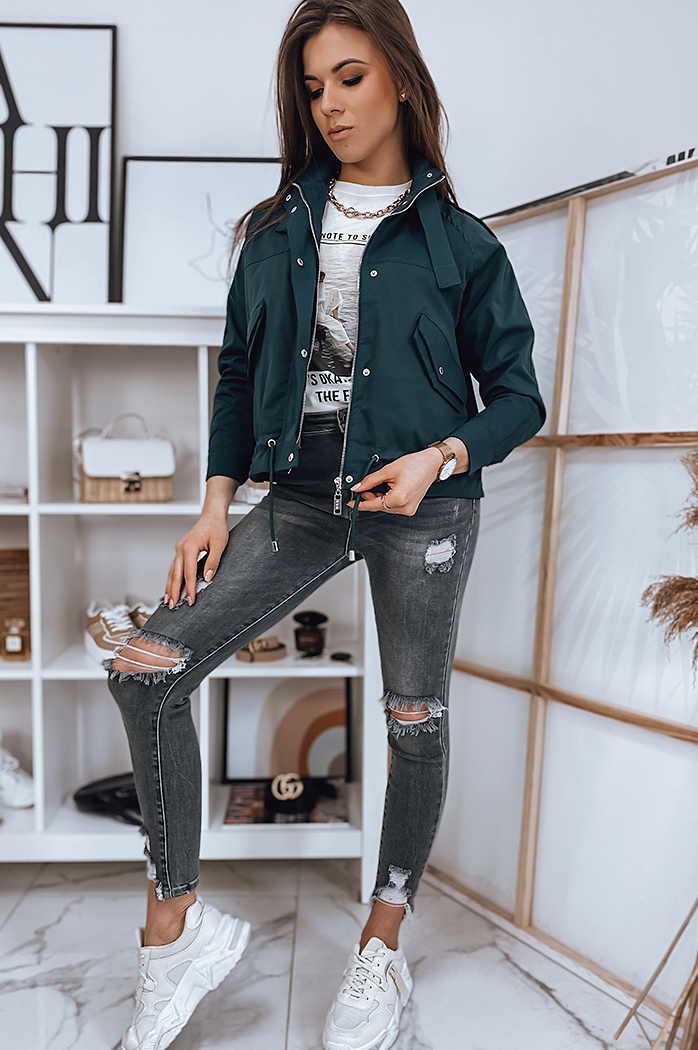 Kurtka damska bomberka SISI zielona Dstreet TY1858