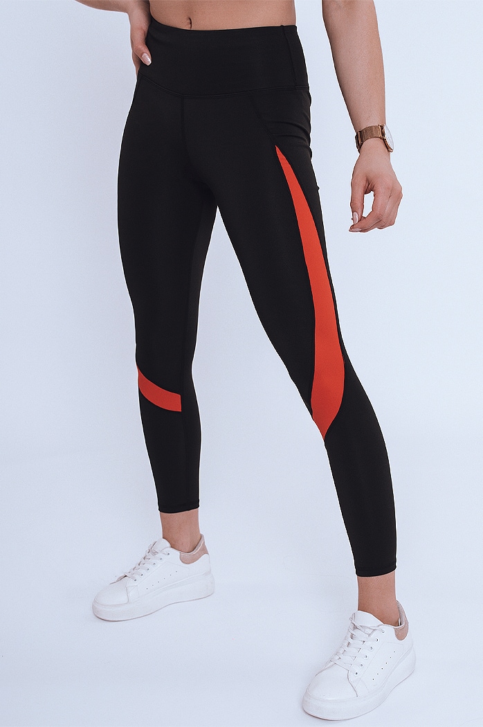 Legginsy damskie LIZA czarne Dstreet UY0830
