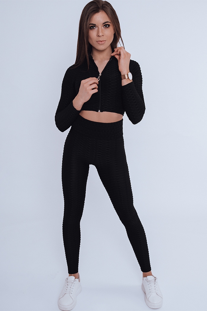 Komplet damski sportowy PANAMERA II czarny Dstreet AY0523