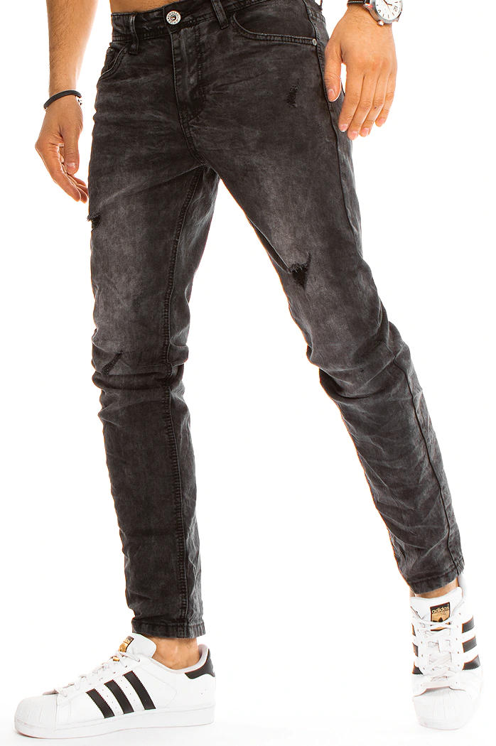 Spodnie męskie jeansowe czarne Dstreet UX3211