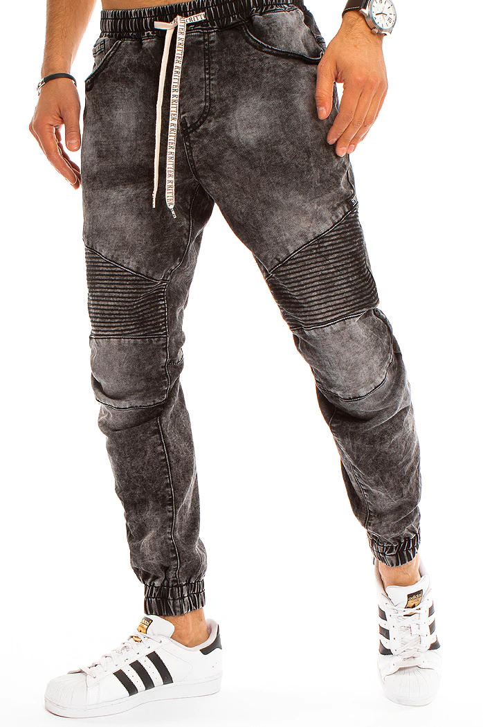 Spodnie męskie jeansowe ciemnoszare Dstreet UX3225