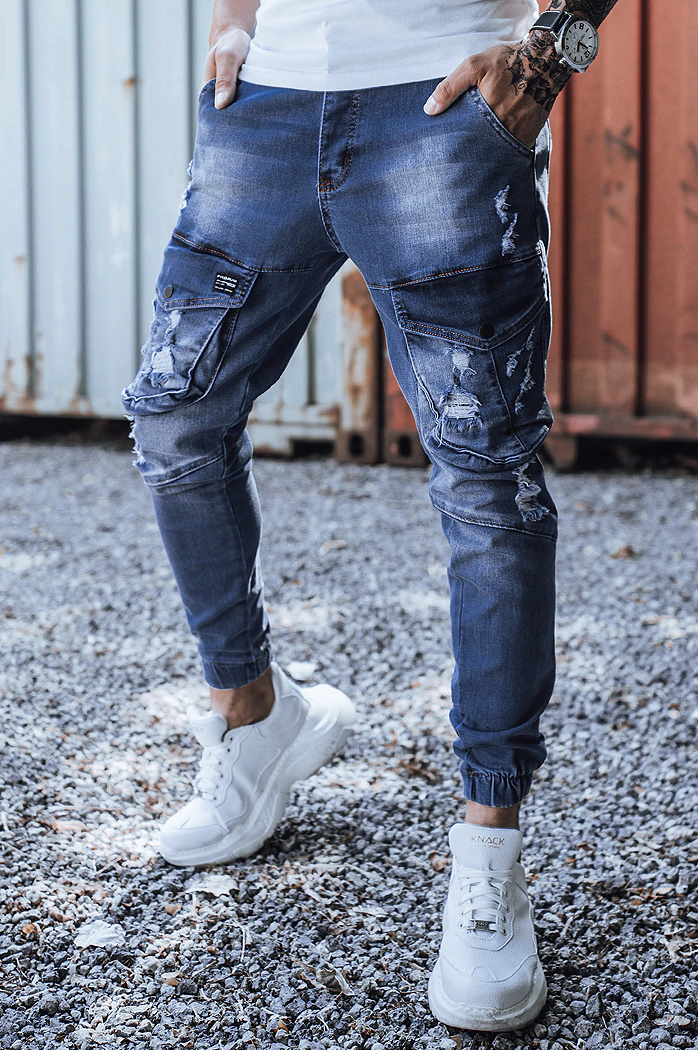 Spodnie męskie niebieskie Dstreet UX3285