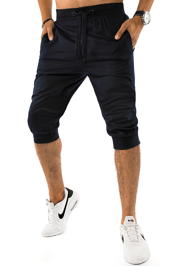 Spodenki męskie dresowe granatowe Dstreet SX1536