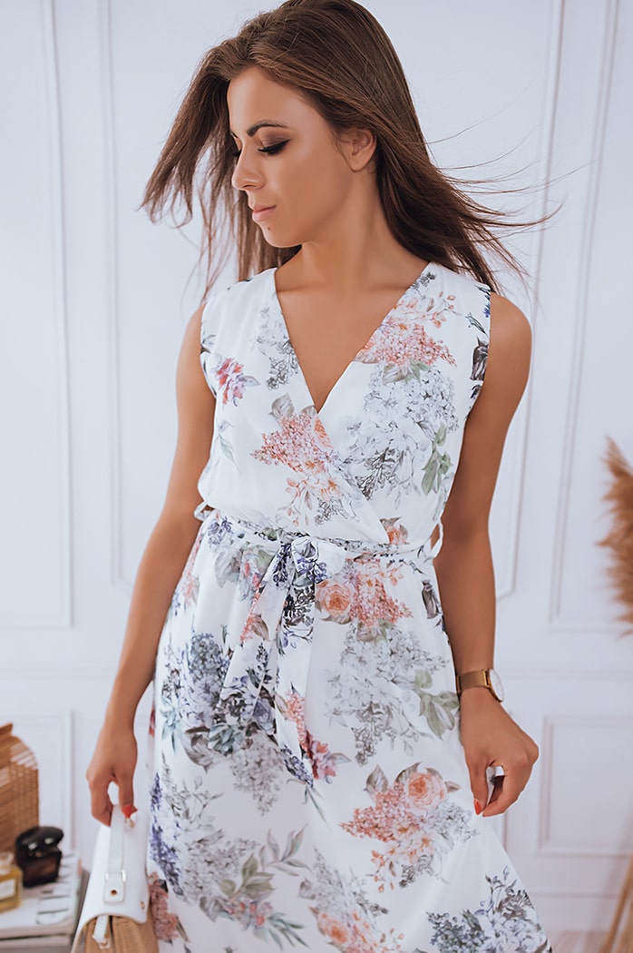 Sukienka BALI biała Dstreet EY1898