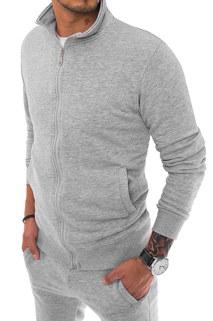 Bluza męska rozpinana szara Dstreet BX5036