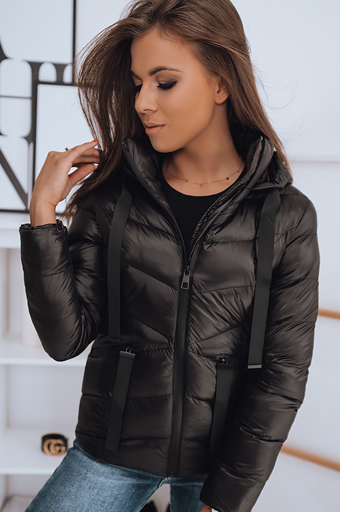 Kurtka damska pikowana MALLA czarna Dstreet TY1970