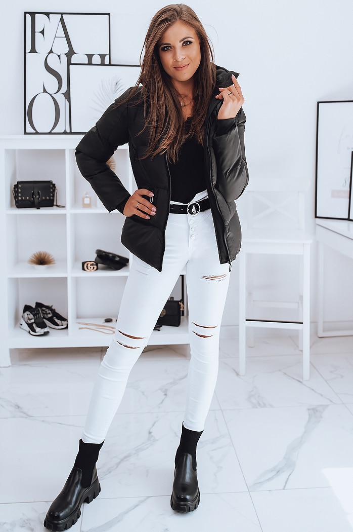 Kurtka damska SAVAGE czarna Dstreet TY2006