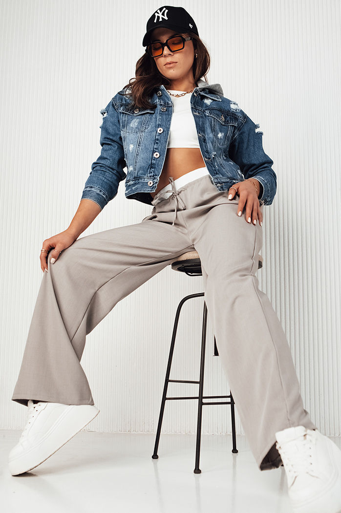 Kurtka damska jeansowa BOOST niebieska TY1242z