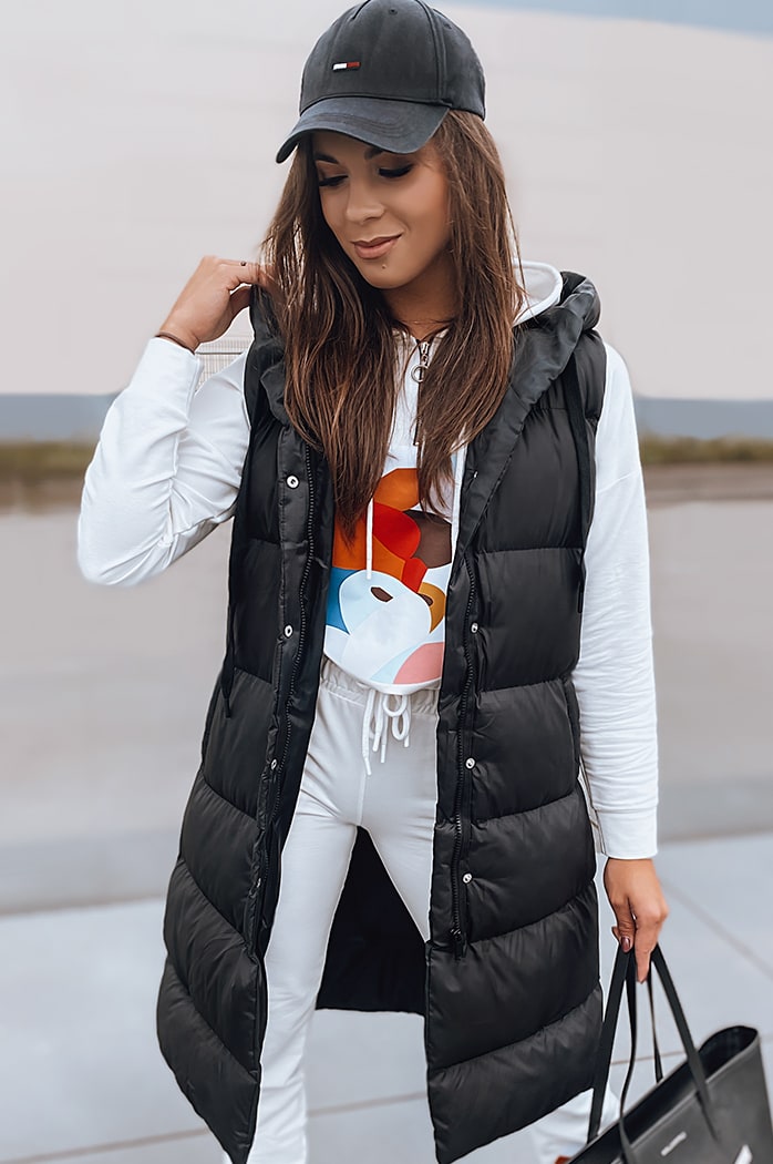 Kamizelka damska pikowana AVIA czarna Dstreet TY2130