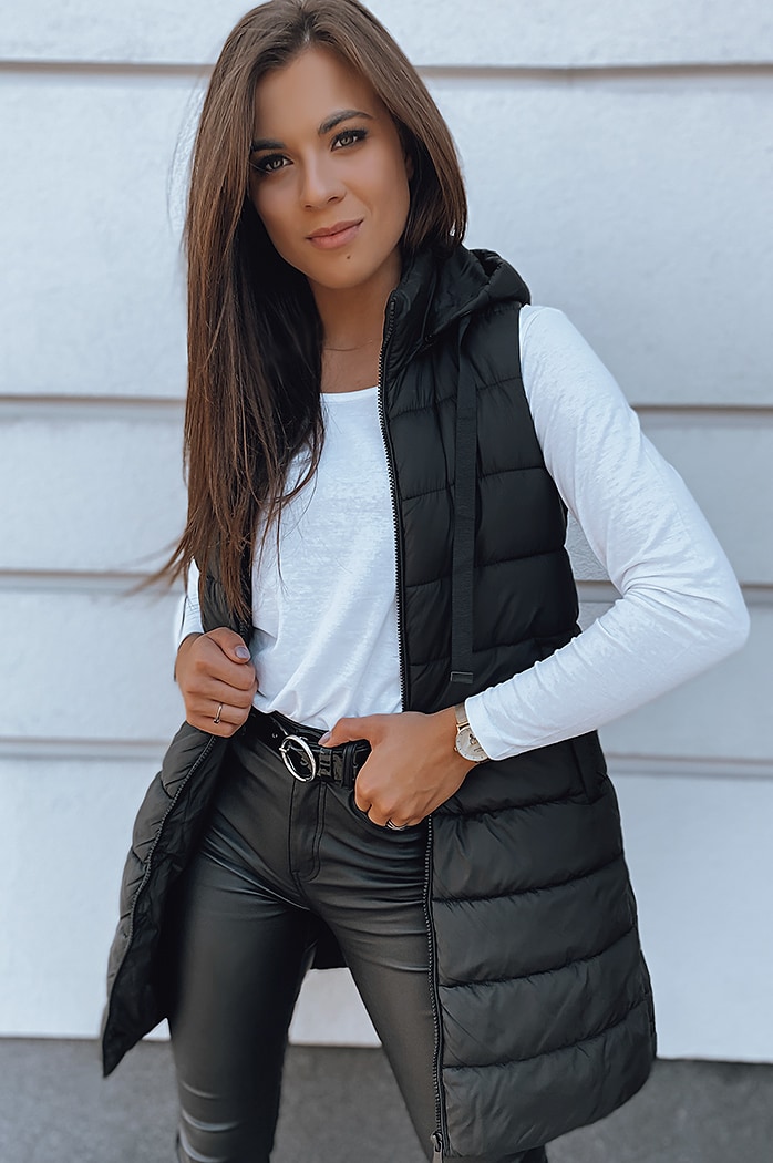 Kamizelka damska BETHY czarna Dstreet TY2252