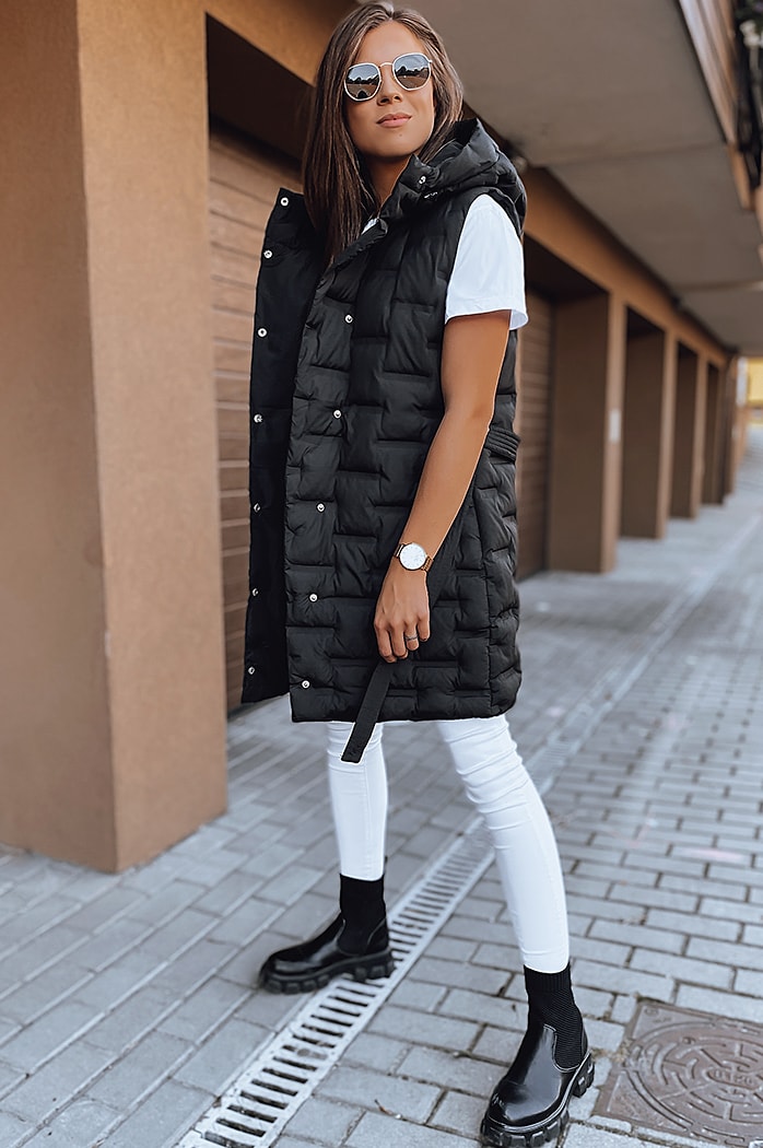 Kamizelka damska PAOLLA czarna Dstreet TY2307