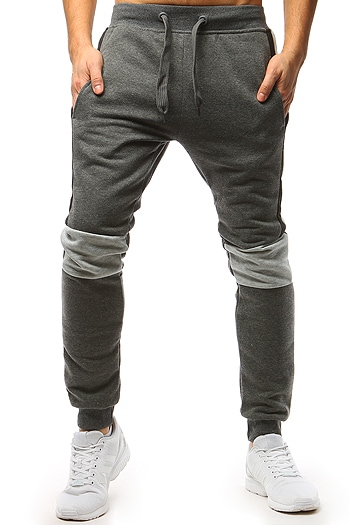 Spodnie męskie dresowe antracytowe Dstreet UX3372