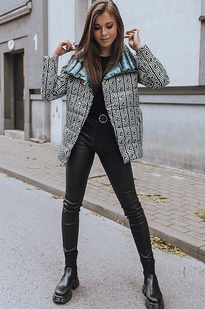 Kurtka damska DELSY zielona Dstreet TY2348