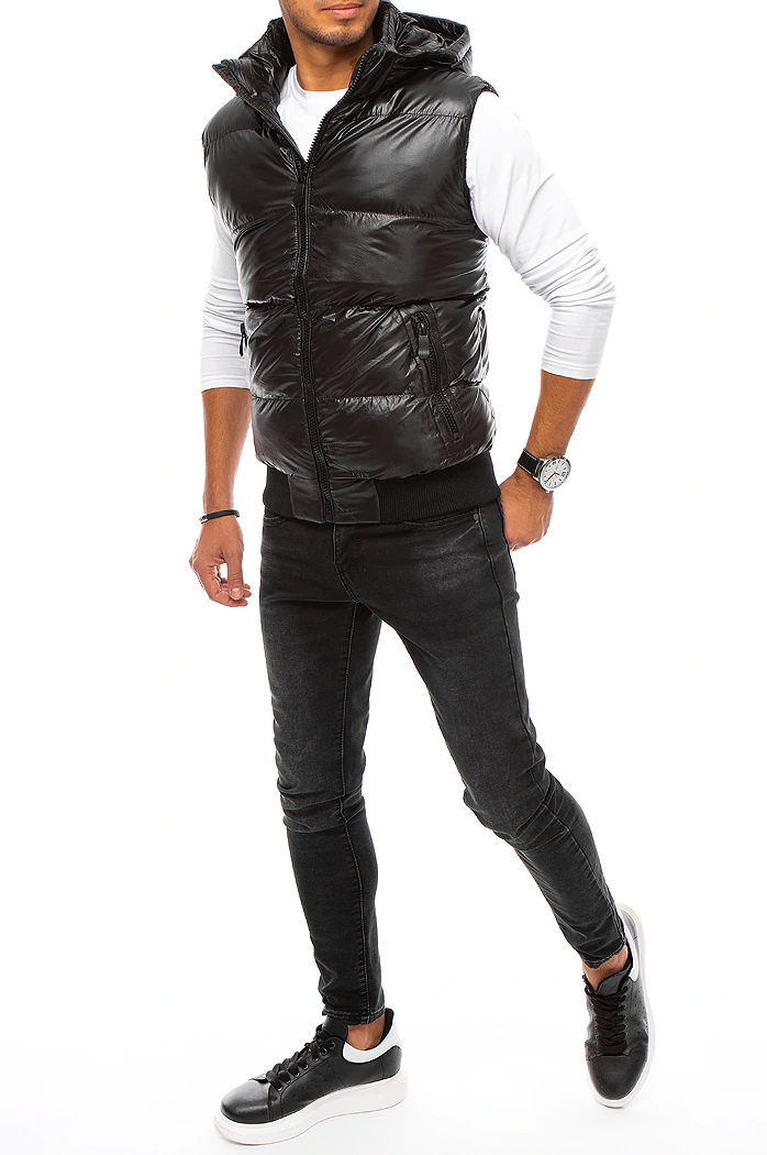 Kamizelka męska czarna Dstreet TX3920