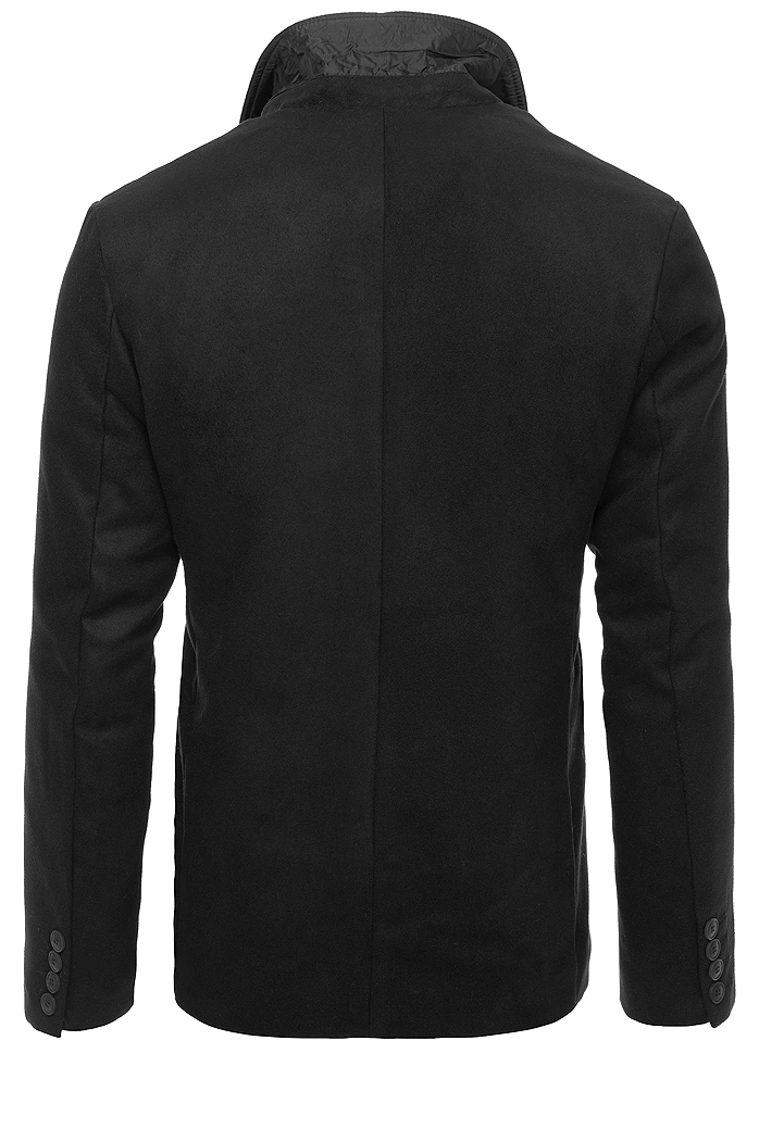 Płaszcz męski czarny Dstreet CX0433