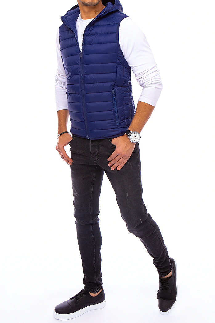 Kamizelka męska ciemnogranatowa Dstreet TX3938