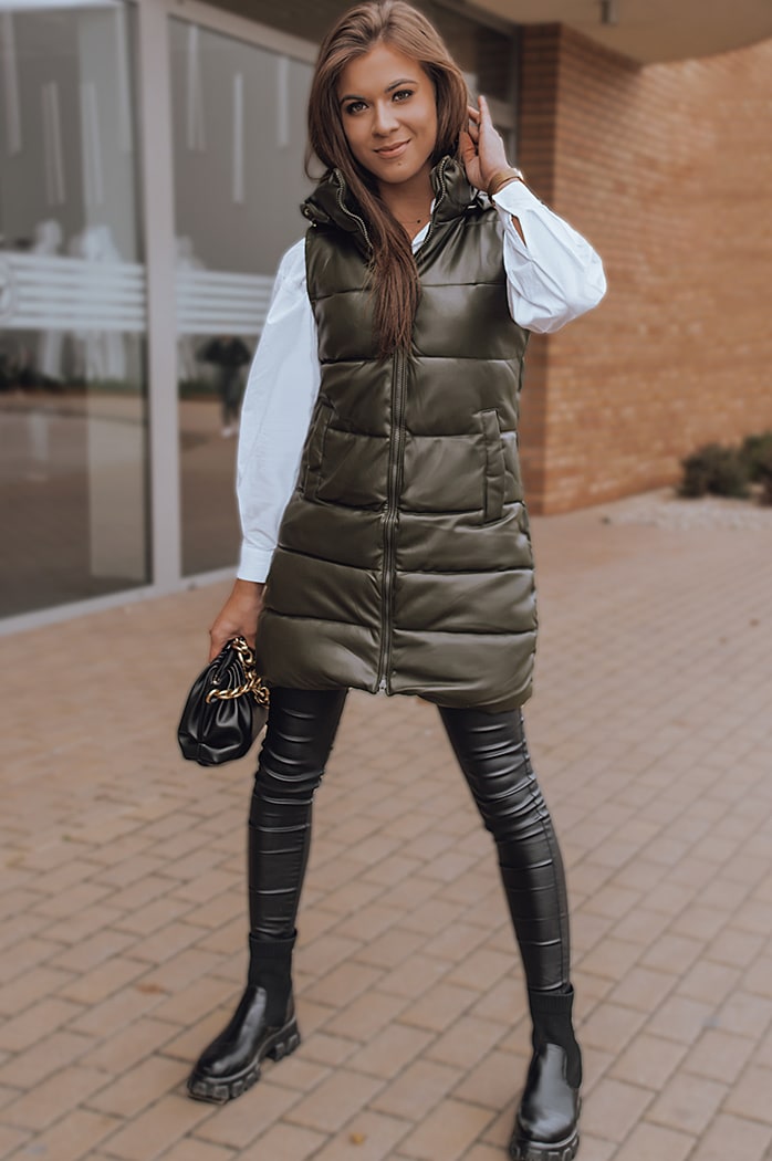 Kamizelka damska FIERA zielona Dstreet TY2362