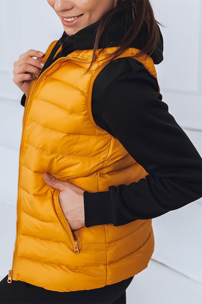 Kamizelka damska ROSILA żółta Dstreet TY2580