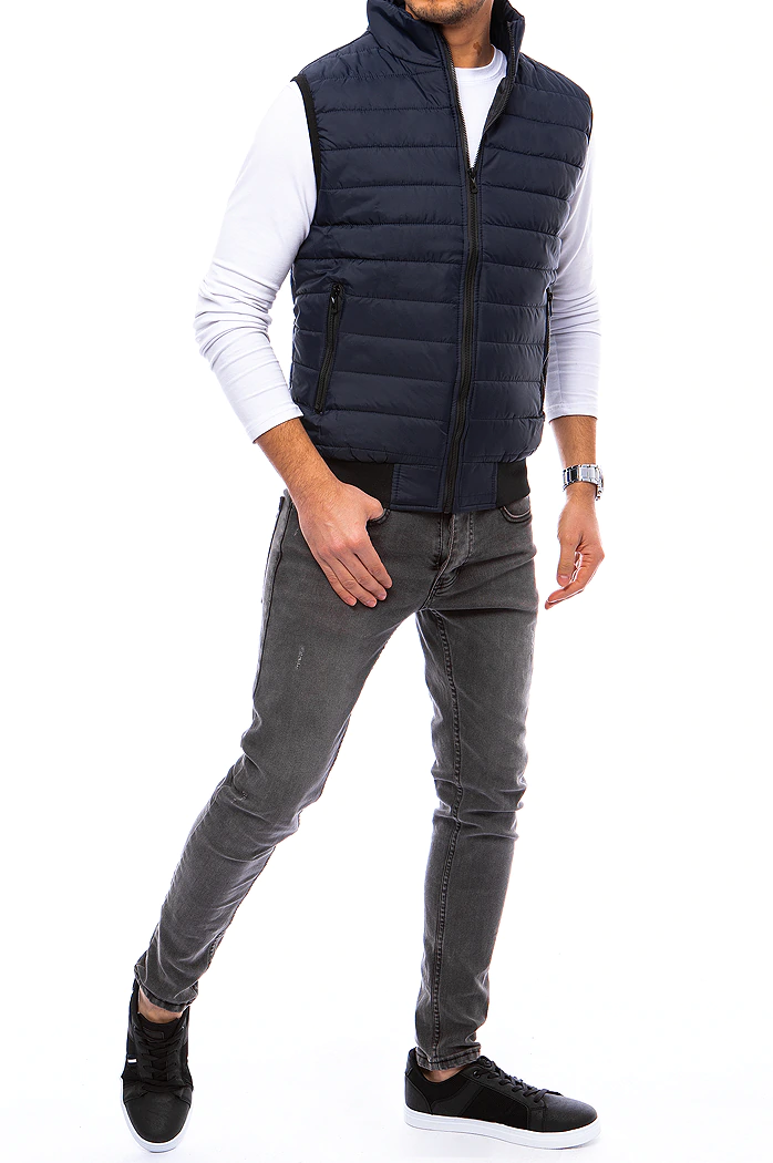 Kamizelka męska pikowana granatowa Dstreet TX4020