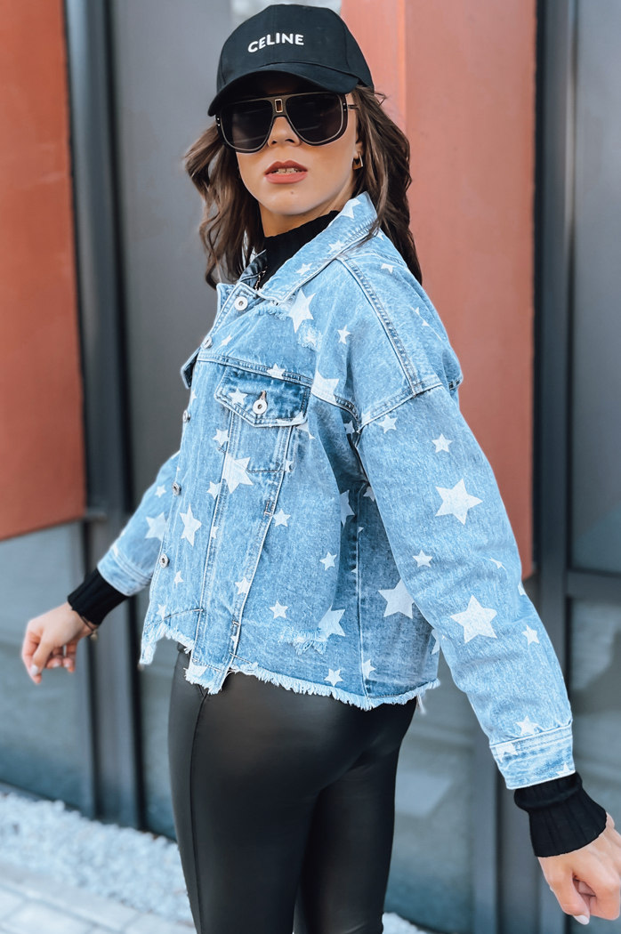 Kurtka damska jeansowa DOLLA niebieska Dstreet TY2634