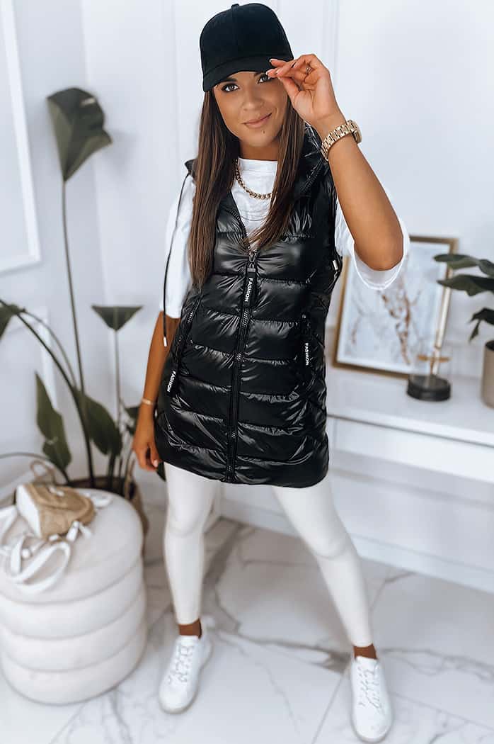 Kamizelka damska KENDRA czarna Dstreet TY2775