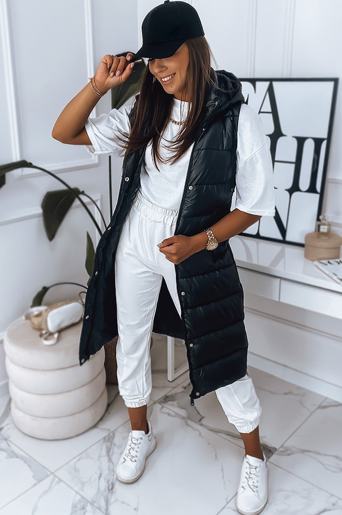 Kamizelka damska VISAN czarna Dstreet TY2777