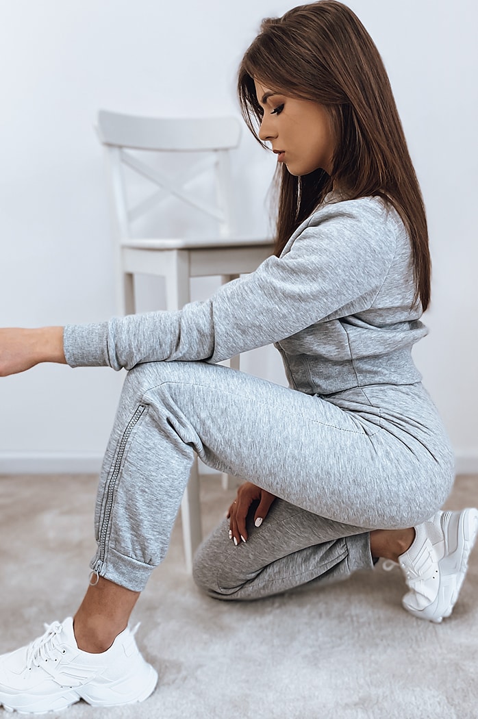 Komplet damski dresowy KEILI jasnoszary Dstreet AY0641