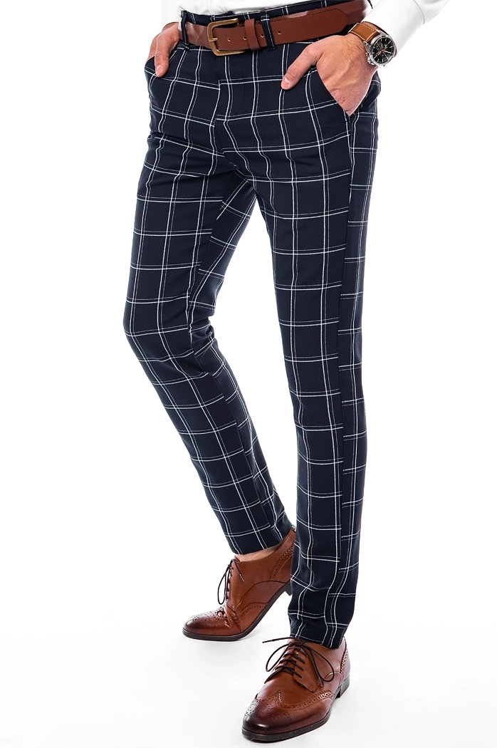 Spodnie męskie chinosy granatowe Dstreet UX3690