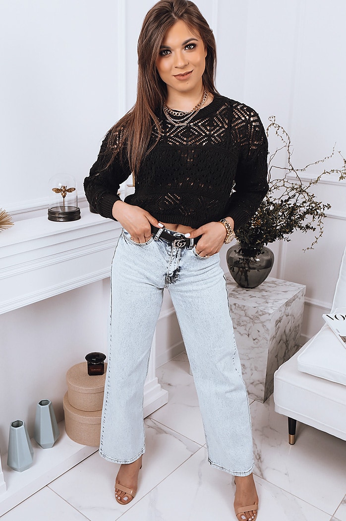 Sweter damski NADINA czarny Dstreet MY1544