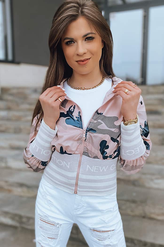 Kurtka damska przejściowa MORIS różowa Dstreet TY2815