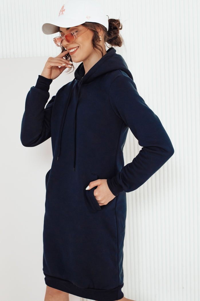 Sukienka bluzowa GARNET granatowa Dstreet EY2143