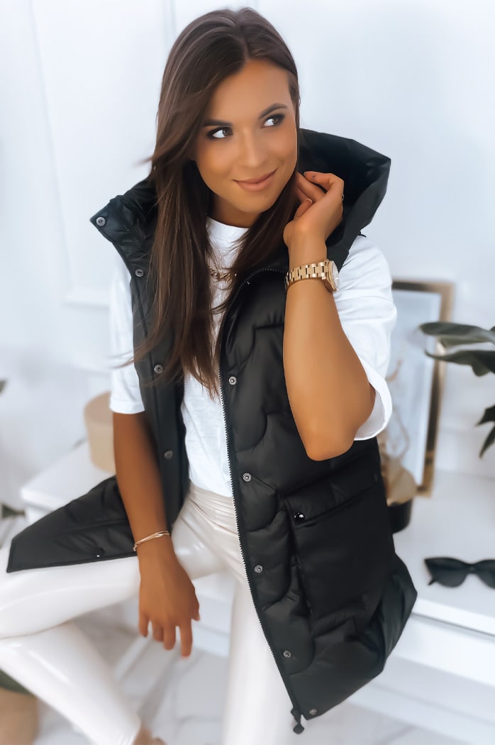 Kamizelka damska WENDY czarna Dstreet TY2826
