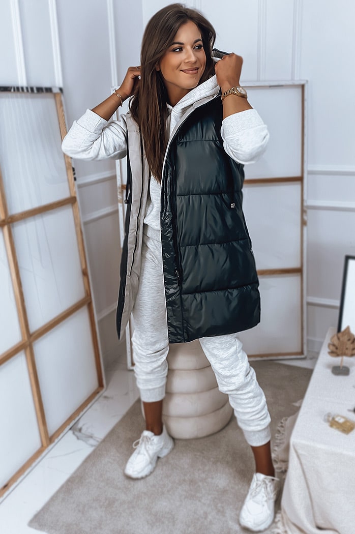 Kamizelka damska ROSI czarna Dstreet TY2869