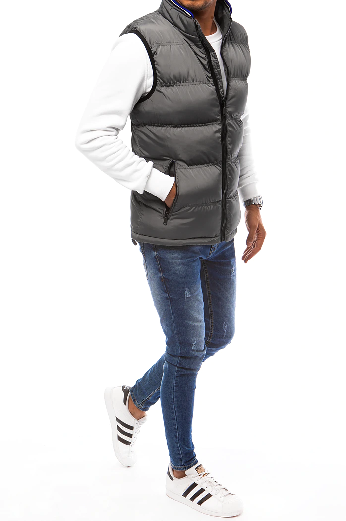 Kamizelka męska pikowana szara Dstreet TX4087