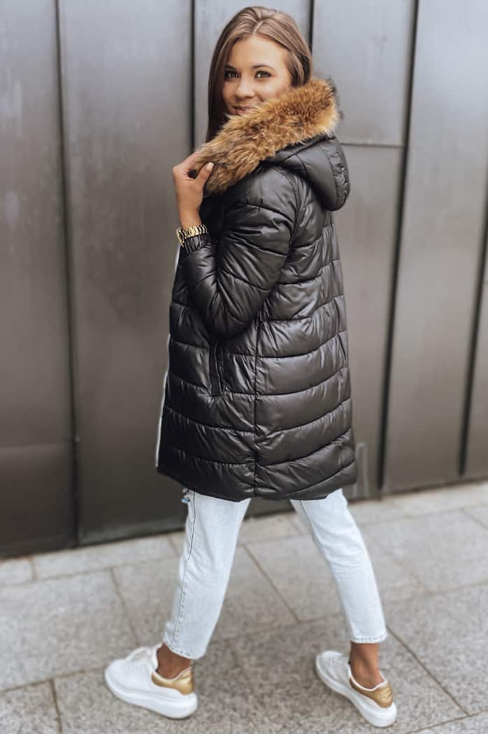 Kurtka zimowa damska parka SANAH granatowa Dstreet TY2888