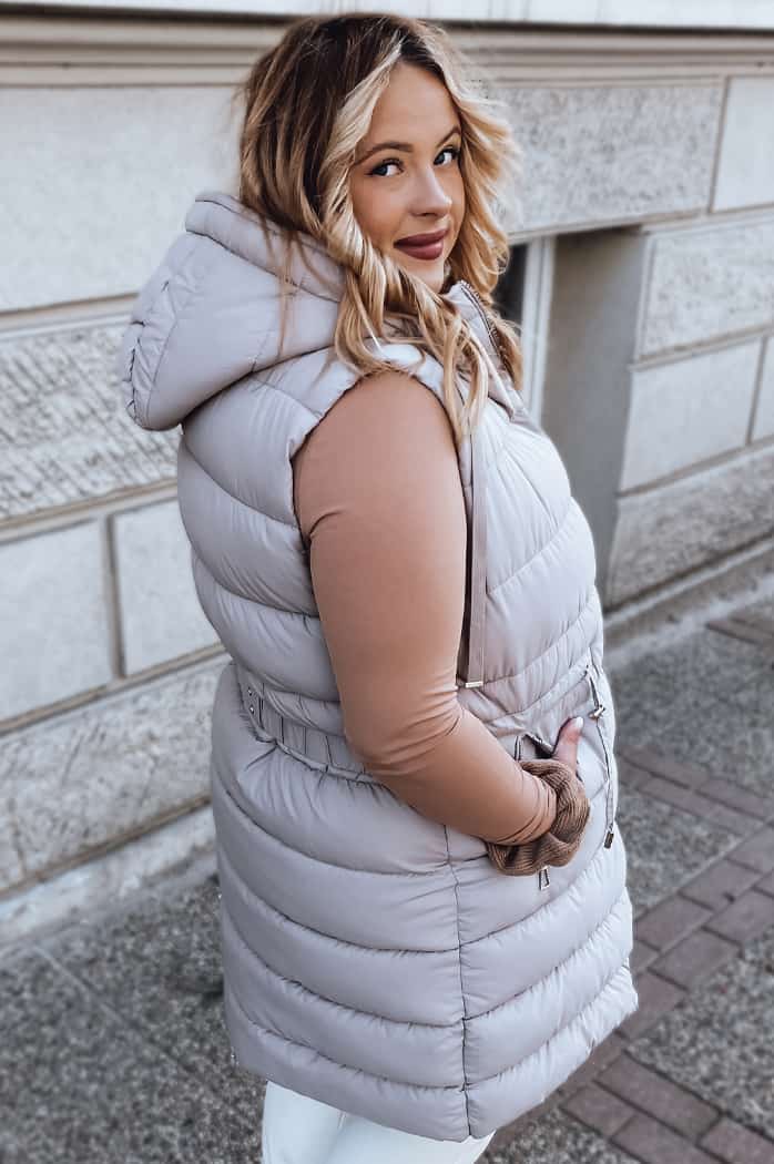 Kamizelka damska KERIS fioletowa Dstreet TY2924