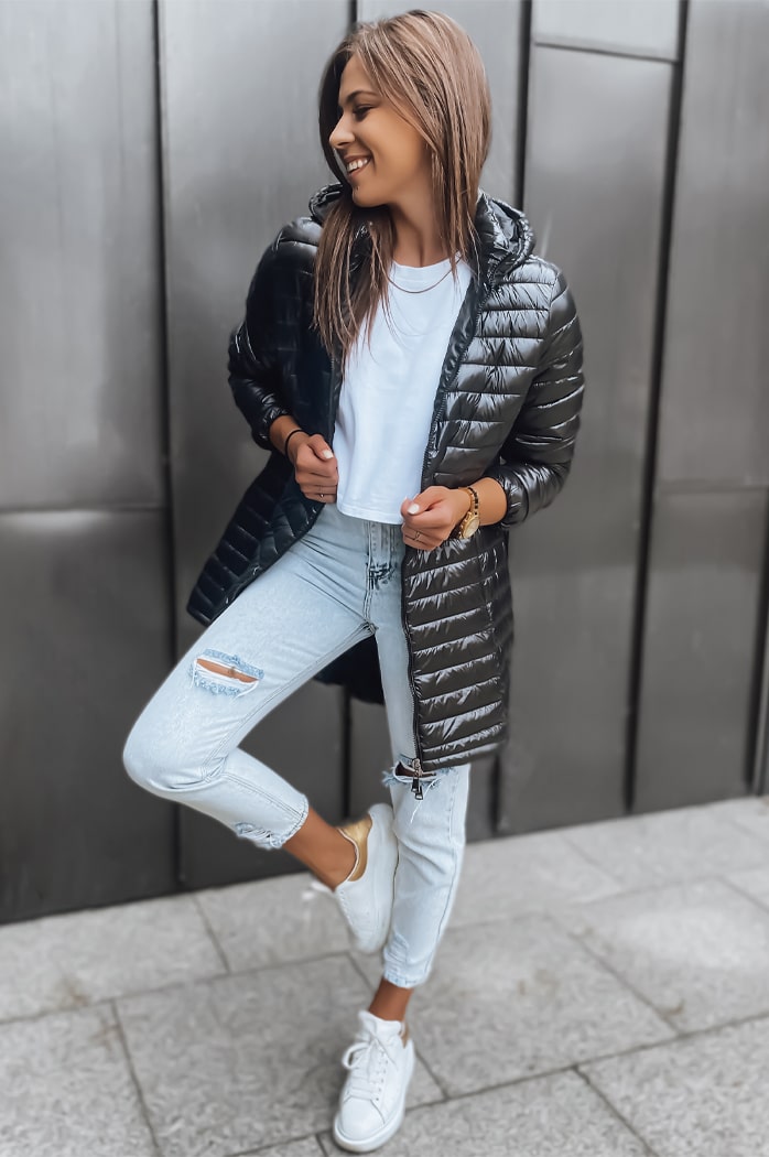Kurtka damska MEDI czarna Dstreet TY2928