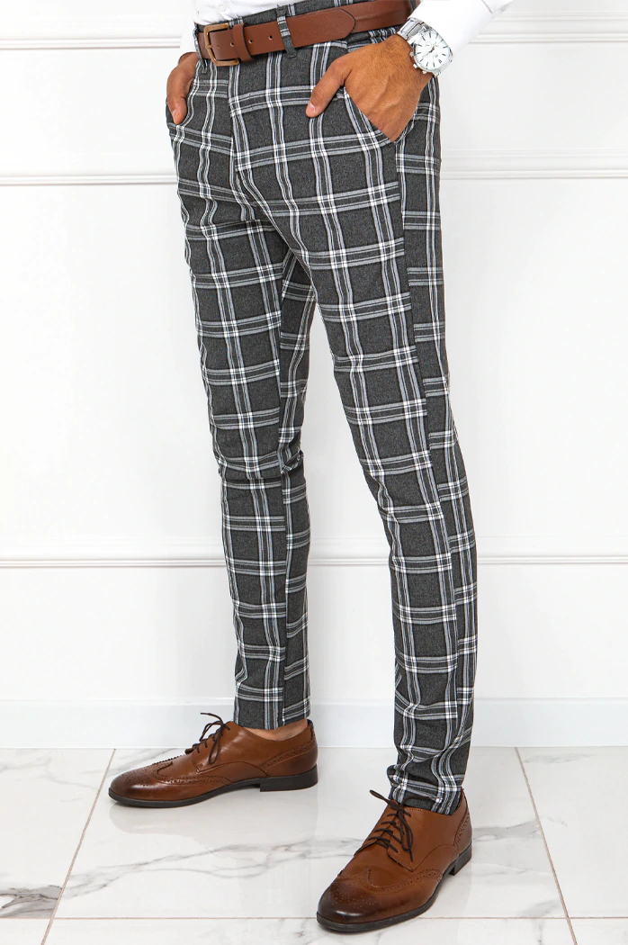 Spodnie męskie ciemnoszare Dstreet UX3776