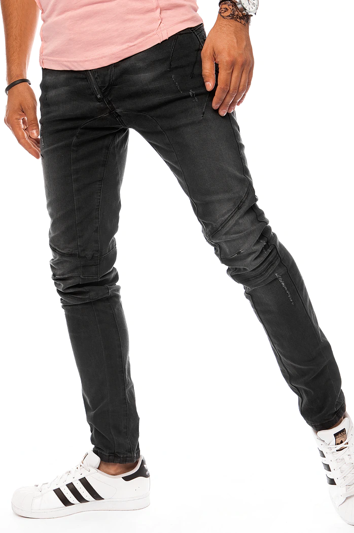 Spodnie męskie czarne Dstreet UX3800