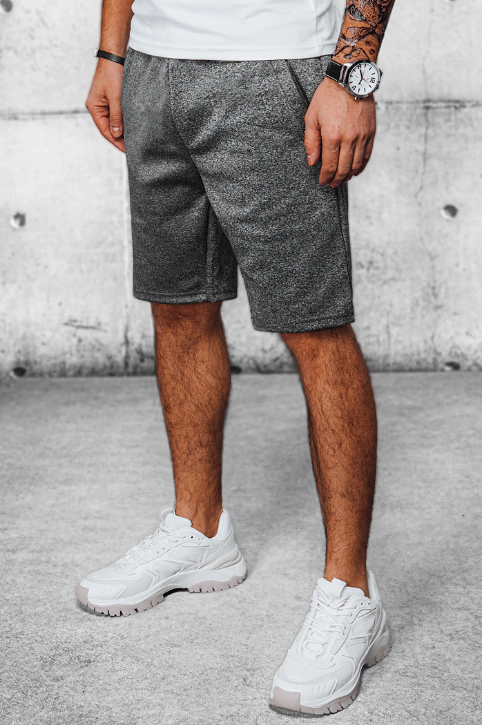 Spodenki męskie dresowe ciemnoszare Dstreet SX2190