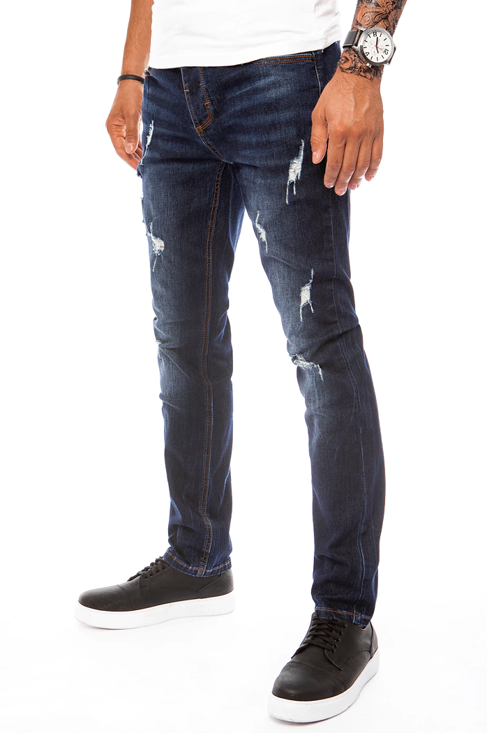 Spodnie męskie granatowe Dstreet UX3810