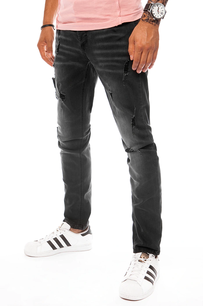 Spodnie męskie czarne Dstreet UX3823