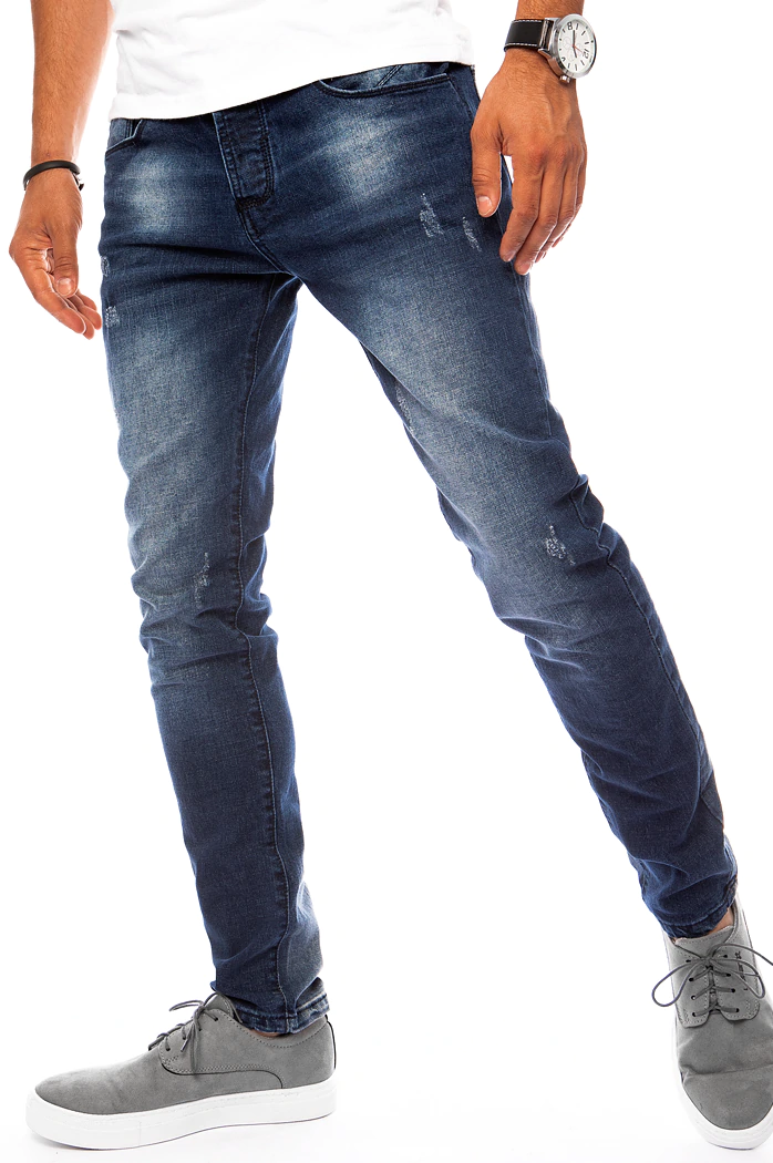 Spodnie męskie jeansowe granatowe Dstreet UX3826